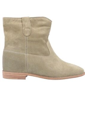 Isabel Marant Crisi Suede Ankle Boot with Hidden Wedge